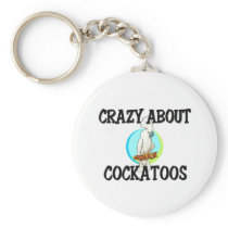 Crazy About Cockatoos Key Chain