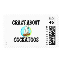 Crazy About Cockatoos postage by AnimalShirts Crazy About Cockatoos postage