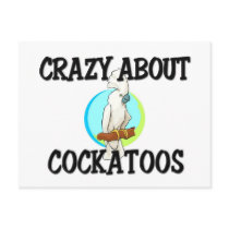 Crazy About Cockatoos postcards by AnimalShirts Crazy About Cockatoos postcards