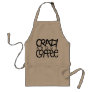 Crazy about Coffee black Apron
