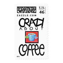 Crazy about Coffee black Stamp