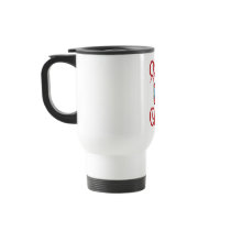 Crazy about Coffee red Travel Mug