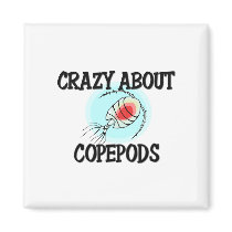 Crazy About Copepods magnets by AnimalShirts Crazy About Copepods magnets