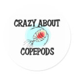 Crazy About Copepods Stickers