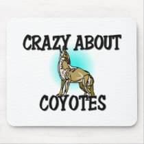 Crazy About Coyotes mousepads