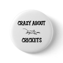 Crazy About Crickets buttons