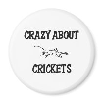 Crazy About Crickets magnets