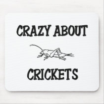Crazy About Crickets mousepads