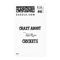 Crazy About Crickets postage