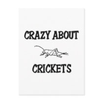 Crazy About Crickets postcards