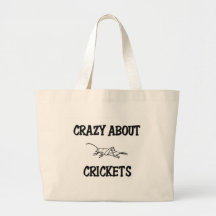 Crazy About Crickets Tote Bag