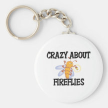 Crazy About Fireflies Keychains