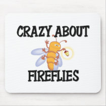 Crazy About Fireflies Mouse Pad