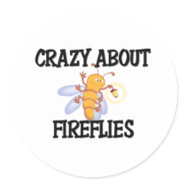 Crazy About Fireflies stickers