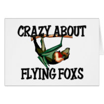 Crazy About Flying Foxs cards