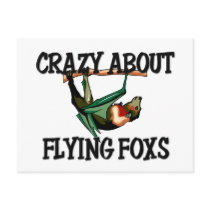 Crazy About Flying Foxs postcards
