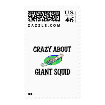 Crazy About Giant Squid postage by AnimalShirts Crazy About Giant Squid postage