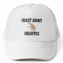 Crazy About Giraffes hats by AnimalShirts Crazy About Giraffes hats