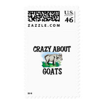 Crazy About Goats Postage Stamps