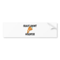 Crazy About Goldfish bumper stickers by AnimalShirts Crazy About Goldfish bumper stickers