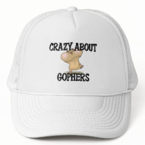 Crazy About Gophers hats by AnimalShirts Crazy About Gophers hats