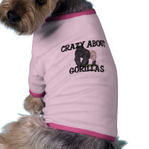 Crazy About Gorillas pet clothing