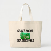 Crazy About Grasshoppers Tote Bag