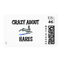 Crazy About Hares postage