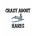 Crazy About Hares Shirts