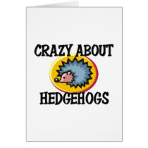 Crazy About Hedgehogs cards