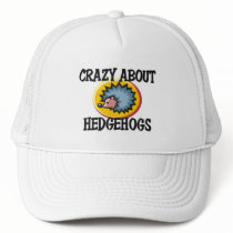Crazy About Hedgehogs hats