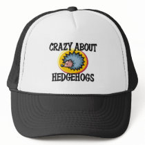 Crazy About Hedgehogs hats