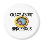 Crazy About Hedgehogs Fridge Magnets