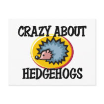 Crazy About Hedgehogs postcards