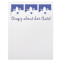 Crazy About Her Cats! letterhead