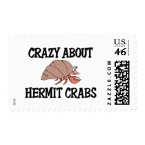 Crazy About Hermit Crabs postage