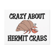 Crazy About Hermit Crabs postcards