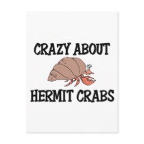 Crazy About Hermit Crabs postcards