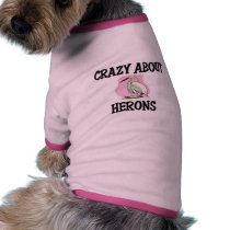 Crazy About Herons pet clothing