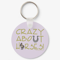 Crazy About Horses keychains