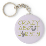 Crazy About Horses Key Chain