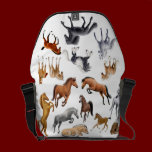 Crazy About Horses Rickshaw Messenger Bag messenger bags