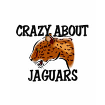 Crazy About Jaguars t-shirts