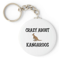 Crazy About Kangaroos Keychains