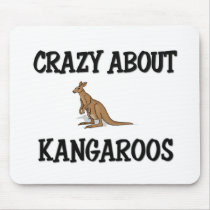 Crazy About Kangaroos Mouse Pads