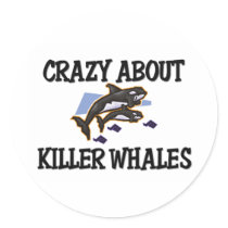 Crazy About Killer Whales stickers