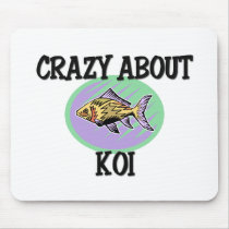 Crazy About Koi mousepads