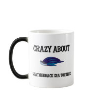 Crazy About Leatherback Sea Turtles mugs by AnimalShirts Crazy About Leatherback Sea Turtles mugs