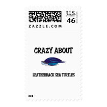 Crazy About Leatherback Sea Turtles postage