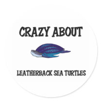 Crazy About Leatherback Sea Turtles stickers